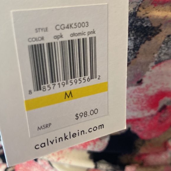 Calvin Klein Swim Top. Size Medium. NWT - Picture 4 of 13